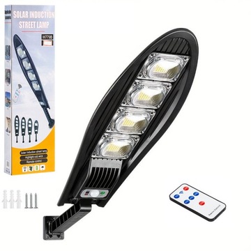 LAMPA ULICZNA 60 W 1200 LM ZASILANIE SOLARNE RUCHU ZMIERZCHU PILOT