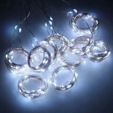 СВЕТОВАЯ ЗАВЕСА 300 LED 3х3м ICILS ЛАМПЫ ГИРЛАНД ПУЛЬТ ДИСТАНЦИОННОГО УПРАВЛЕНИЯ БЕЛЫЕ ПРОВОДА