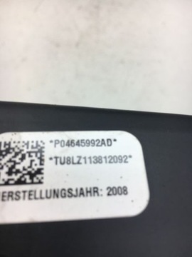CHRYSLER ULOŽENÍ SEDADLA PRAVÝ PŘEDNÍ 04645992AD