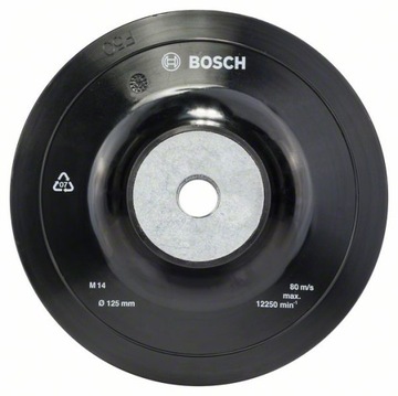 BOSCH Talerz oporowy miękki 125mm do tarcz fibra