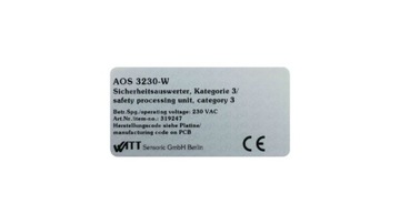 Распределительная коробка AOS3230W OSE или преобразователь 8,2 кОм с выходом НЗ/НО Witt