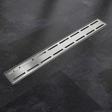 ODPŁYW LINIOWY Line Z SYFONEM 120cm STAL NIERDZEWN