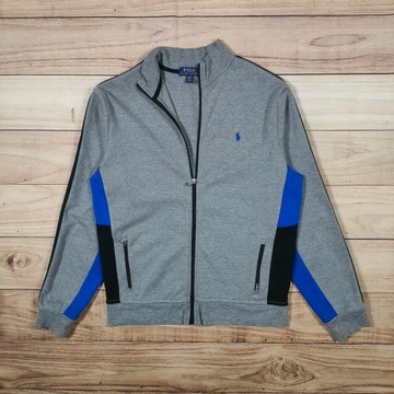 POLO RALPH LAUREN Bluza Full Zip Stójka Logowana r. M