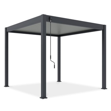 Pergola tarasowa ELEGANCE 3x3 Anthracite/Light Grey - Gutroof