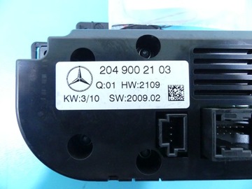 KONZOLA PANEL VENTILACE MERCEDES GLK X204 08-15