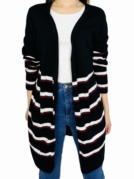 Sweter kardigan paski 2XL/3XL 44/46 Esmara