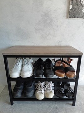 SZAFKA NA BUTY OBUWIE PÓŁKA REGAŁ STOJAK Z REGULACJĄ LOFT SPAWANA