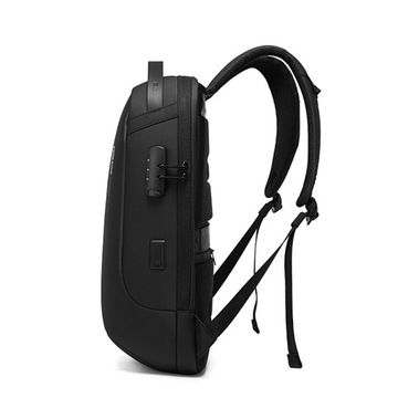 Противоугонный рюкзак Bange BG-7225 для ноутбука 15,6 дюйма с USB, черный