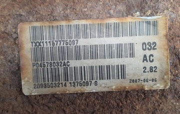 NÁPRAVA DIFER ZADNÍ CHRYSLER 300C 3.0 CRD P04578032AC