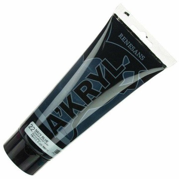 Farba akrylowa Renesans 22 błękit morski 200 ml