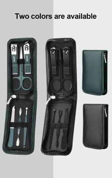 6 шт. сумка портативные роскошные маникюрные наборы наборы для педикюра яркий черный лак для ногтей Cli