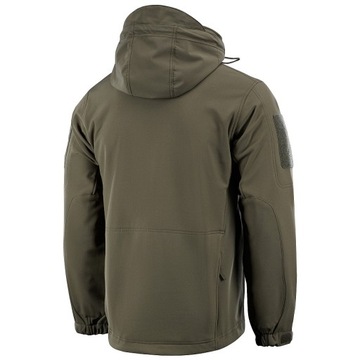 Kurtka Softshell z kapturem jesienna przejściowa wodoodporna M-Tac 3XL