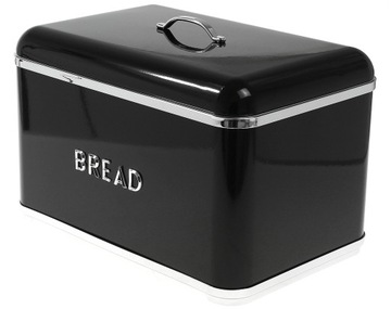 БОЛЬШАЯ ЧЕРНАЯ ХЛЕБОПЕЧКА С КРЫШКОЙ СТАЛЬ МЕТАЛЛ ЭМАЛЬ ДЛЯ ХЛЕБА ХЛЕБ