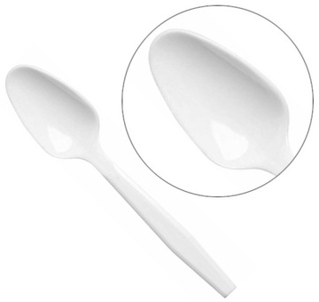 ŁYŻECZKI JEDNORAZOWE PLASTIKOWE GASTRO 100 SZT.