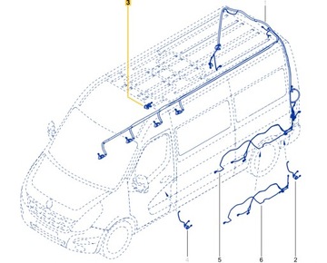 Габаритный свет Renault Master III Opel Movano Nissan NV400