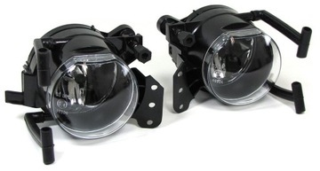 HALOGENY BMW E60 E61 KPL ŻARÓWKI CHROM