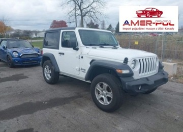Jeep 2020 Jeep Wrangler 2020r., SPORT S, 4x4, od ubezpieczalni 3.6 Benzyna 285KM