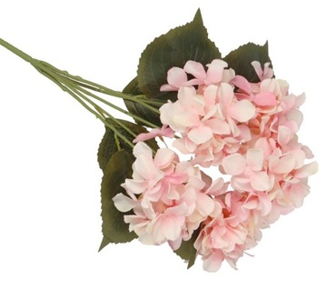 ГИДРЕНЗИЯ ГУСТОЙ КРАСИВЫЙ БУКЕТ ИЗ ИСКУССТВЕННЫХ ЦВЕТОВ КАК ЖИВЫЕ РОЗОВЫЕ X5