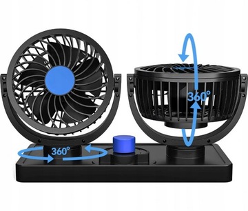 ВЕНТИЛЯТОР ДЛЯ АВТОМОБИЛЯ ДВОЙНОЙ ВЕНТИЛЯТОР ДЛЯ ГРУЗОВИКОВ СТОЯНКА КОНДИЦИОНЕР 12 В