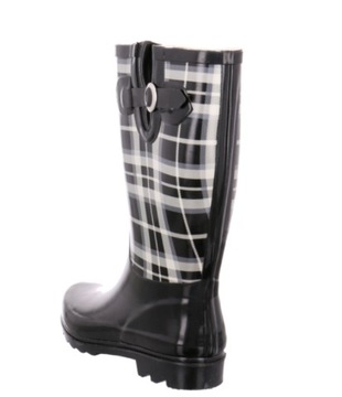 BECK ЖЕНСКИЕ ТУФЛИ WELLOW В КЛЕТКУ, ВЫСОКИЕ, 38 1ŻCA