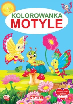 KOLOROWANKA MOTYLE A4 32 STRONY
