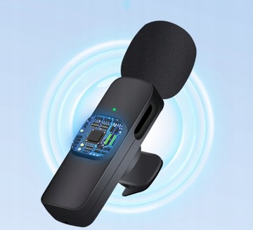 НАБОР ИЗ 2 БЕСПРОВОДНЫХ МИКРОФОНОВ IPhone iOS Android USB C 2в1