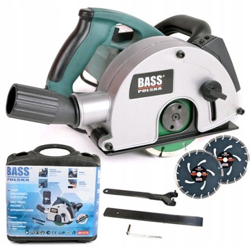 BRUZDOWNICA DO CIĘCIA 1700 W LASER + TARCZE