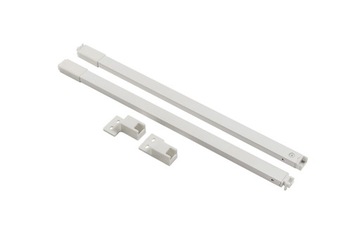 Reling wzdłużny kwadrat AXIS PRO GTV 400 biały