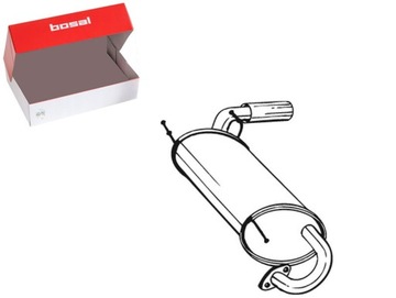 Bosal 171-003 Глушитель концевой