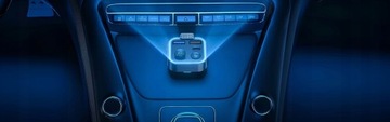 TRANSMITER FM SZYBKA ŁADOWARKA BLUETOOTH AUDIO MP3 BT QC 3.0 USB USB-C LED