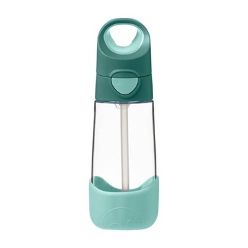 B.BOX TRITANOWA BUTELKA KUBEK BIDON + SŁOMKA 450ML EMERALD FOREST