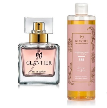 f4 GLANTIER nr 585 zestaw o wartości 87.00 perfumy, olejek