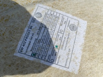 VW PASSAT B6 КОМПЛЕКТ РУЧОК СТОЙКИ ПОТОЛКА 3C9867501EL