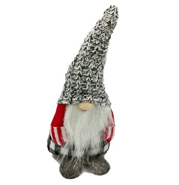 SKRZAT krasnal gnom mikołaj PREZENT siedzi 23 CM