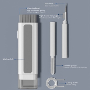 Набор для чистки наушников из АБС-пластика 6 в 1
