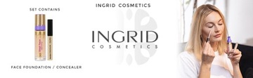 INGRID COSMETICS НАБОР ДЛЯ МАКИЯЖА ФОНДА 12, КОНСИЛЕР 10
