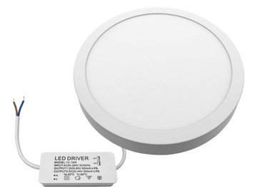Lampa panel led natynkowy Gerrit 18W Ø205MM 4000K