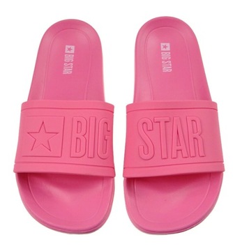 Klapki damskie Big Star HH274A039 fuksja 38