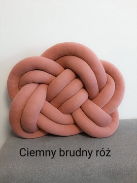 Тканая подушка KNOT PILLOW узел цвета