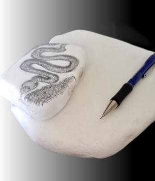 ПЛОСКИЕ КАМНИ ДЛЯ РИСУНКА Креативная игрушка Монтессори 5шт. 10-20см