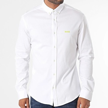 HUGO BOSS stylowa koszula regular fit WHITE XL