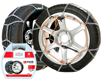 Łańcuchy śniegowe Snovit E7 ( 7mm ) 110 KN110 ONORM V5117 / TUV AUSTRIA