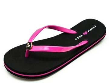 JAPONKI KLAPKI DAMSKIE PIANKA RÓŻOWE Donna Moda 38