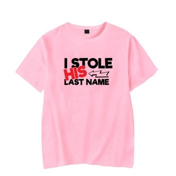 I Stole Her Heart/His Last Name T Shirt Couple Mat