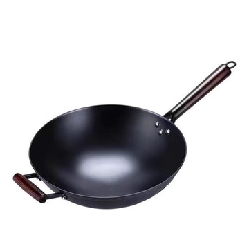 PATELNIE ŻELIWNE Z POJEDYNCZYM UCHWYTEM SMAŻONY GARNEK WARZYWNY 34CM