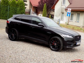 Jaguar F-Pace SUV 2.0 i4D 180KM 2017 Jaguar F-Pace BLACK 180KM 4x4 Kamera Led Skora Ambiente 2.0 Diesel 180KM, zdjęcie 7