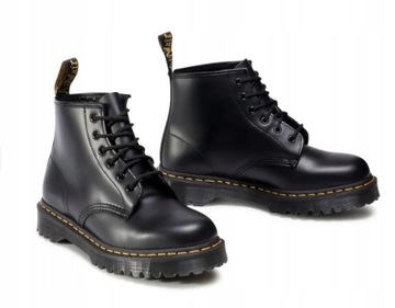 525 DR. MARTENS 101 BEX BLACK SMOOTH botki damskie płaski obcas r. 40