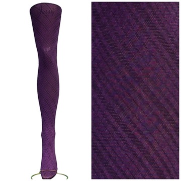 RAJSTOPY WZORZYSTE FANTAZYJNE 60 DEN SHADOW PURPLE