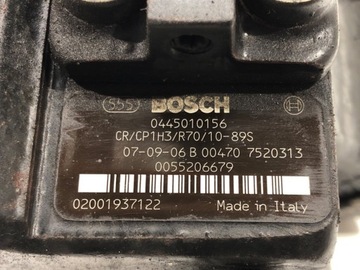 ČERPADLO VSTŘIKOVAČE FIAT SEDICI 0445010156 1.9 120KM 06-14