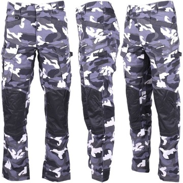SPODNIE ROBOCZE BOJÓWKI SLIM FIT MORO r XXXL